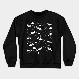 Cessna in the clouds Crewneck Sweatshirt